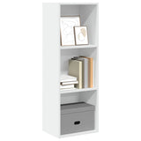 Bookcase White 40x30x114 cm Engineered Wood 857867