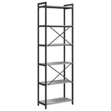 Bookshelf Grey sonoma 60 x 30 x 189.5 cm Engineered Wood 868380