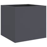 ZNTS Planters 2 pcs Anthracite 32x30x29 cm Steel 841540