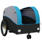 Bike Trailer Black and Blue 30 kg Iron 94142