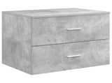 Bathroom Furniture Set Concrete Grey Engineered Wood 3404401