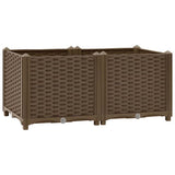 Raised Bed Brown Polypropylene Medium Durable Raised Bed 316516