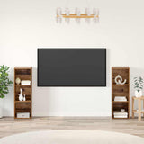 TV Cabinet Set 2 pcs Old Wood 107 x 35 x 37 cm Engineered Wood 3393546