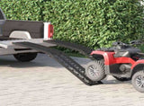 Foldable Motorcycle Ramp 340 kg per ramp 2 pcs Black Aluminium 42021087
