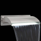 Pool Waterfall with LED Stainless Steel 304 51 x 26 x 13 cm 42040592