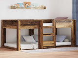 Bunk Bed for Kids Old Wood 100 x 200 cm Engineered Wood 3410425