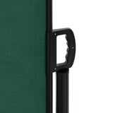 Retractable Side Awning Dark Green 180x500 cm 4004455