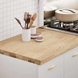 Kitchen Worktop 80x63.5x4 cm Solid Wood Oak Rectangular 4009003