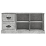 TV Cabinet Concrete Grey 102x35.5x47.5 cm Engineered Wood 816180