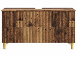 Bathroom Sink Cabinet ARNHEM Old Wood 82 x 41x 59 cm 896583