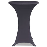 Stretch Table Cover 4 pcs 60 cm Anthracite 279084