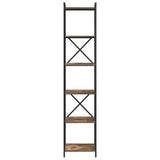 Bookshelf Smoked Oak 40 x 30 x 189.5 cm Engineered Wood 868349