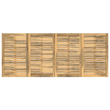 Garden Bar Table White 196 x 80.5 x 105 cm Solid Acacia Wood 901727