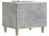 Bedside Cabinet Concrete Grey 43 x 34.5 x 50 cm Engineered Wood 894571