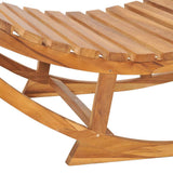 Sun Lounger Natural wood 49390