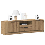 TV Cabinet Artisan Oak 140x35x40 cm Engineered Wood 856851