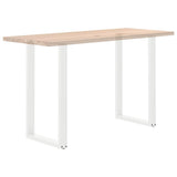 Bar Table Legs U-Shaped 2 pcs White 60x cm Steel 4013237