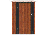 Garden Sheds Brown 103 x 86 x 200 cm Metal 42011296