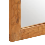 Bathroom Mirror 50x70x2.5 cm Solid Wood Acacia and Glass 356886
