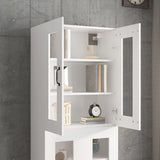 Hanging Wall Cabinet White 69.5x34x90 cm 812285