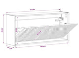 Wall-Mounted Shoe Cabinet ARNHEM 71 x 17 x 43 cm 896629