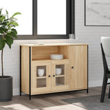 Sideboard Sonoma Oak 100x35x75 cm Engineered Wood 835510