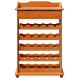 Wine Rack Brown 58 x 28 x 90 cm Solid Pine Wood 4012190