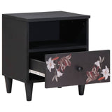Bedside Table Brown 40 x 33 x 46 cm Solid Mango Wood 4018706
