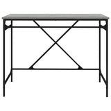 Desk Grey Sonoma 100x50x75 cm Engineered Wood and Iron 826722