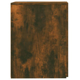 Apothecary Cabinet Smoked Oak 20x45.5x60 cm Engineered Wood 815864