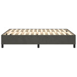 Box Spring Bed Frame Dark Grey Double Velvet 3121224