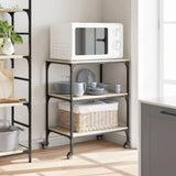 Kitchen Trolley Sonoma Oak 60x41x76 cm Engineered Wood 842302