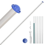 UK Flag and Pole 6.23 m Aluminium 3147110