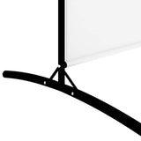 5-Panel Room Divider White 433x180 cm Fabric 350266