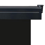 Balcony Side Awning 175x250 cm Black 48436