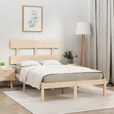 Bed Frame without Mattress 140x200 cm Solid Wood 3104673