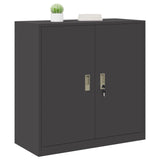 Storage Cabinet Black 90 x 40 x 90 cm Steel 891640