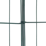 Pond Fence Set 8 pcs Green 50 x 80 cm Steel 42017320