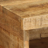 Wall-mounted TV Cabinet 100x30x19 cm Solid Rough Wood Mango 4017479