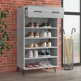 Shoe Cabinet Grey Sonoma 60x35x105 cm Engineered Wood 817559
