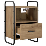 Hanging Bedside Cabinet 2 pcs Artisan Oak 40 x 30 x 60 cm 8013577