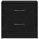 Bedside Cabinets 2 pcs Black Oak 40x30x40 cm Engineered Wood 862005