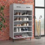 Shoe Cabinet Grey Sonoma 60x35x105 cm Engineered Wood 817559