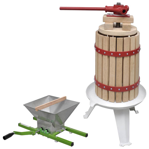 2 Piece Fruit & Wine Press and Crusher Set 277148
