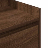 Bedside Cabinets with 2 Drawers 2 pcs Brown Oak 38x34x80 cm 861368
