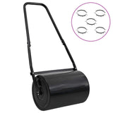 Lawn Roller Pull with Aerator Clamps Black 110 x 52 cm Iron 3422172