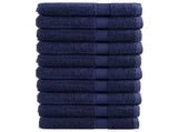 Premium Sauna Towels "SOLUND" 10 pcs Navy Blue 80x200 cm 600 gsm 137268