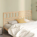 Bed Headboard 186x4x100 cm Solid Wood Pine 814159