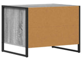 Bedside Table with Drawer 2 pcs Grey Sonoma 50 x 39.5 x 50 cm 886673