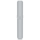 Patio Retractable Side Awning 170x1200 cm Anthracite 313395